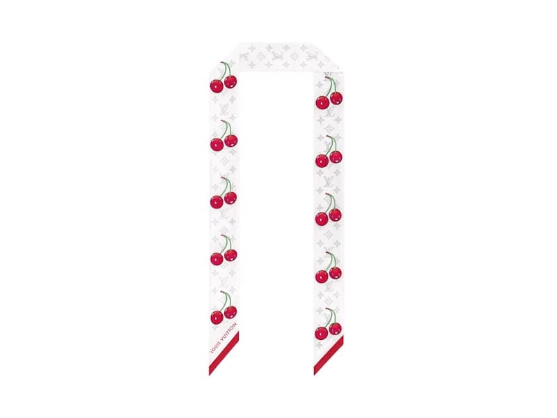 Louis Vuitton x Takashi Murakami Monogram Cherry Bandeau White