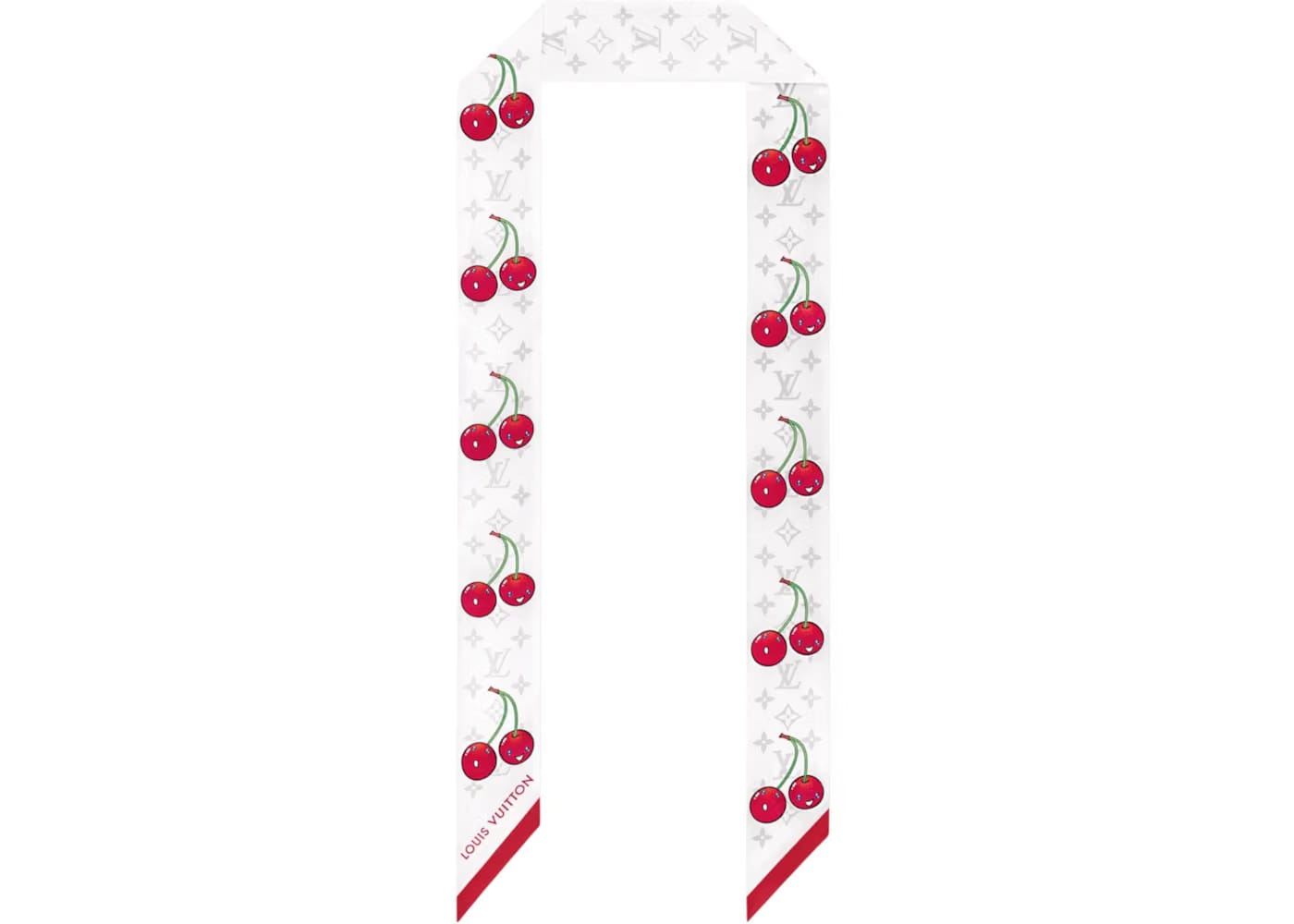 Louis Vuitton x Takashi Murakami Monogram Cherry Bandeau White
