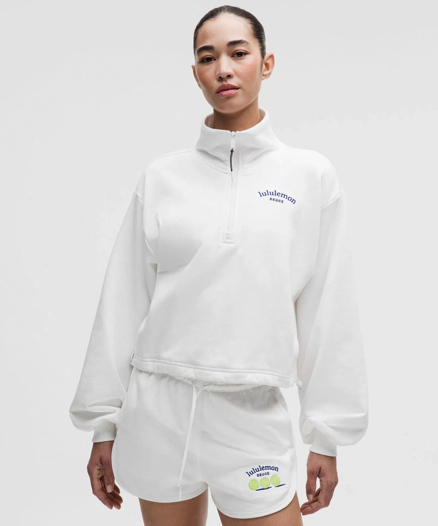 Lululemon Cotton Terry Tennis Half Zip *Deuce