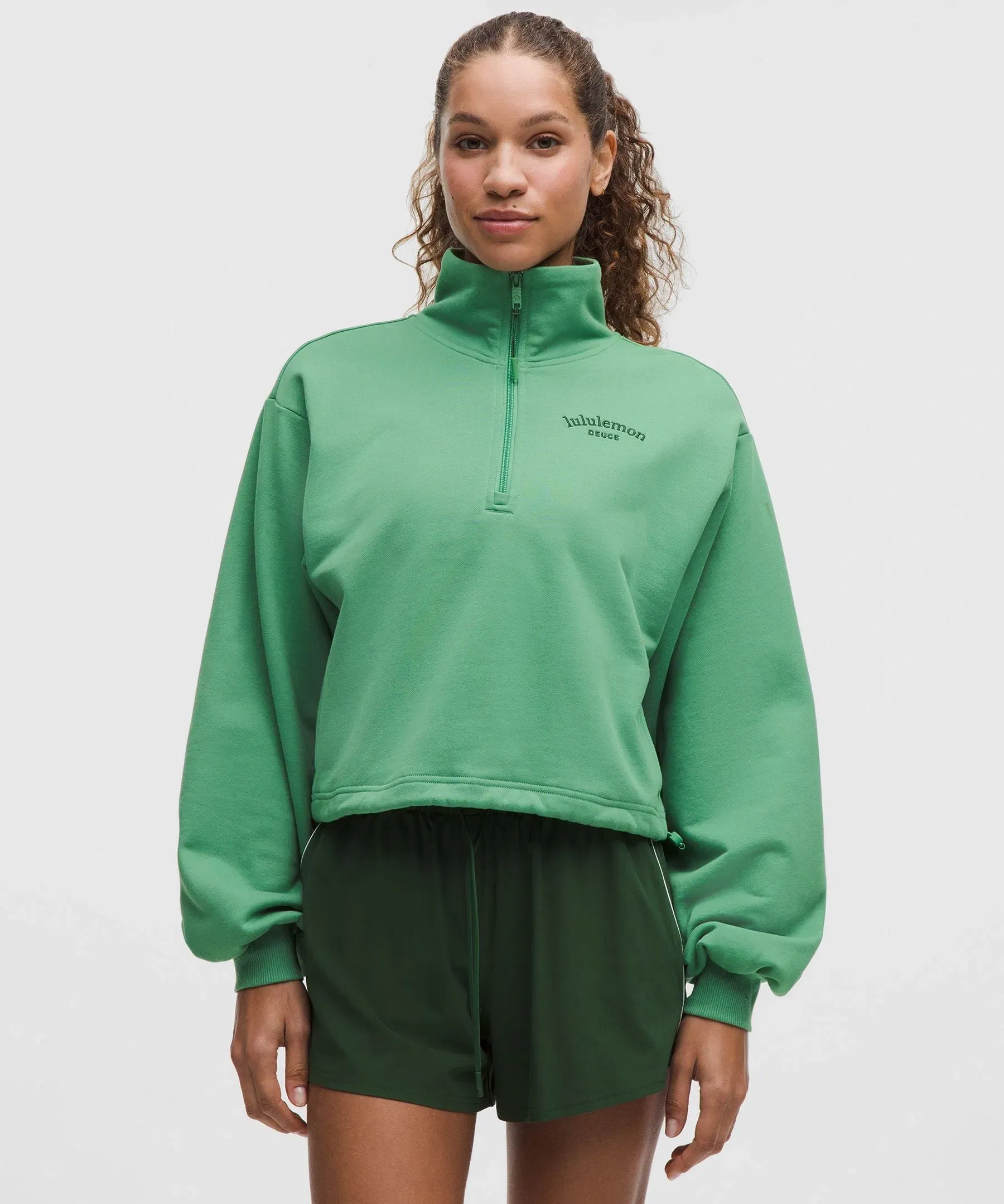 Lululemon Cotton Terry Tennis Half Zip *Deuce