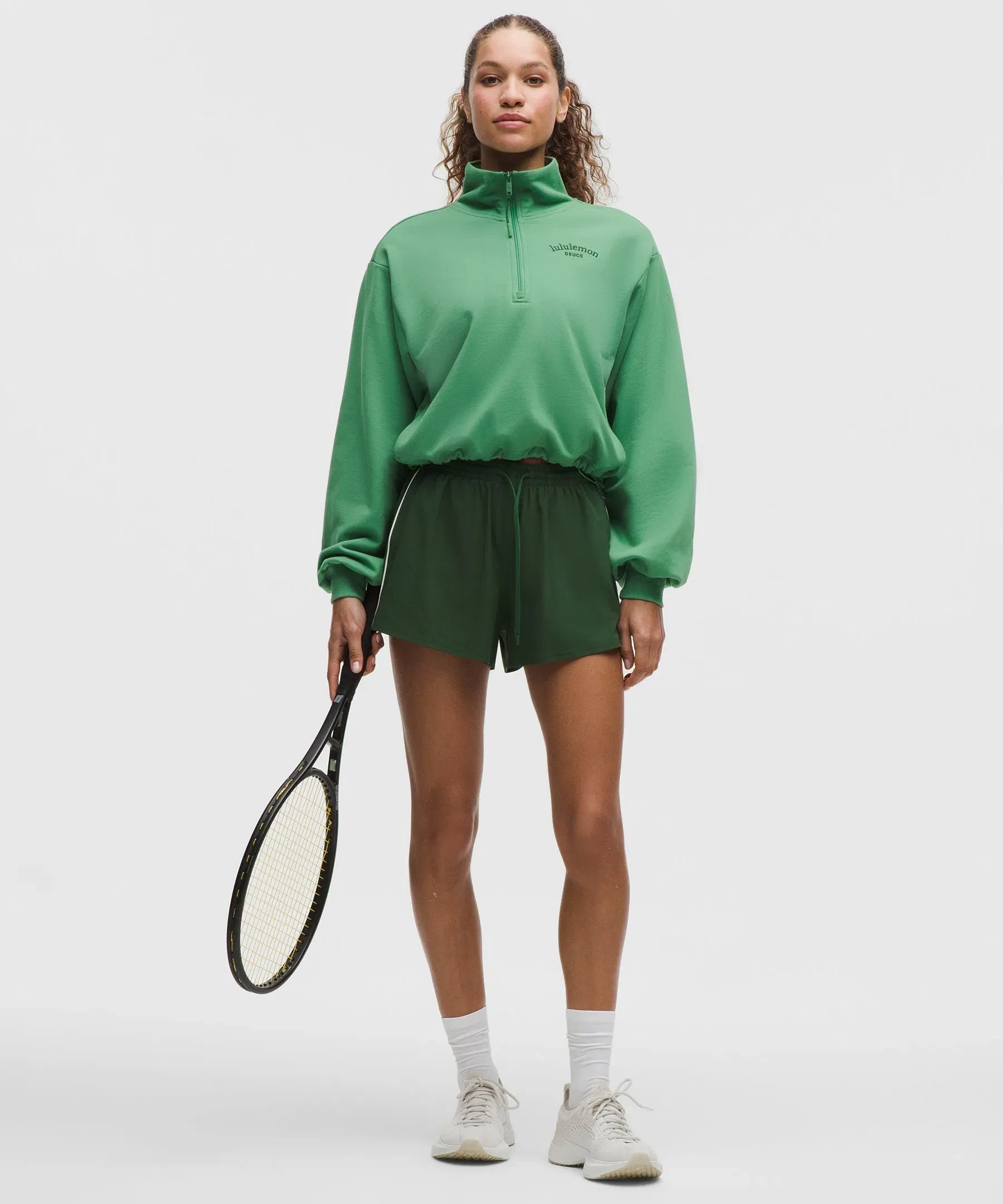 Lululemon Cotton Terry Tennis Half Zip *Deuce