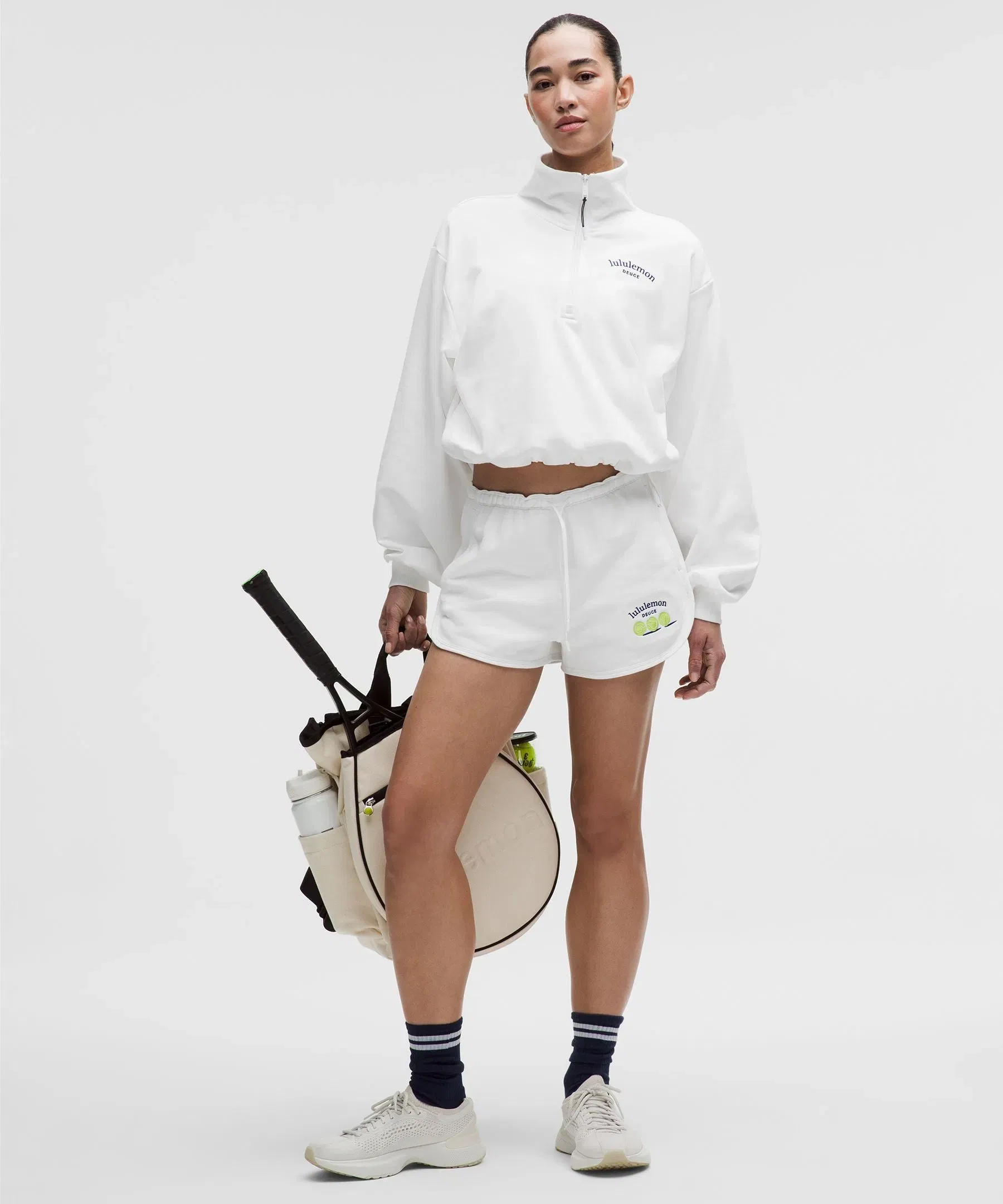 Lululemon Cotton Terry Tennis Half Zip *Deuce