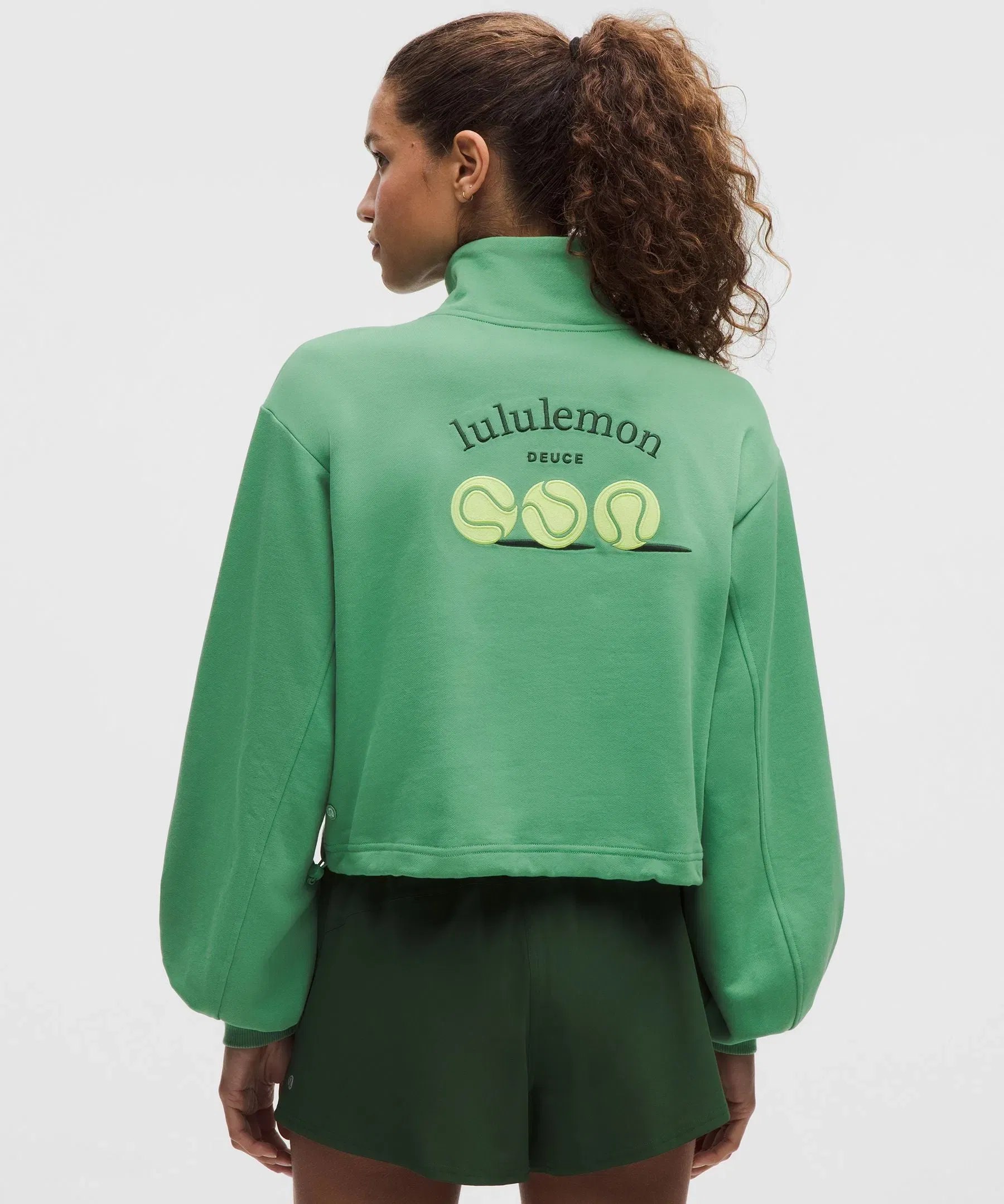 Lululemon Cotton Terry Tennis Half Zip *Deuce