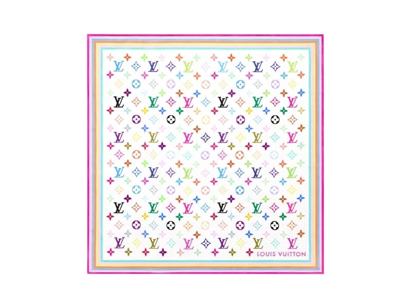 Louis Vuitton x Takashi Murakami Square 55 White Multicolored