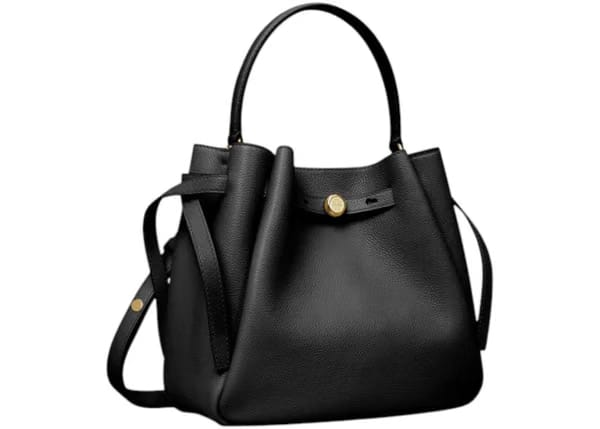 Tory Burch Romy Bucket Bag Black Sale price