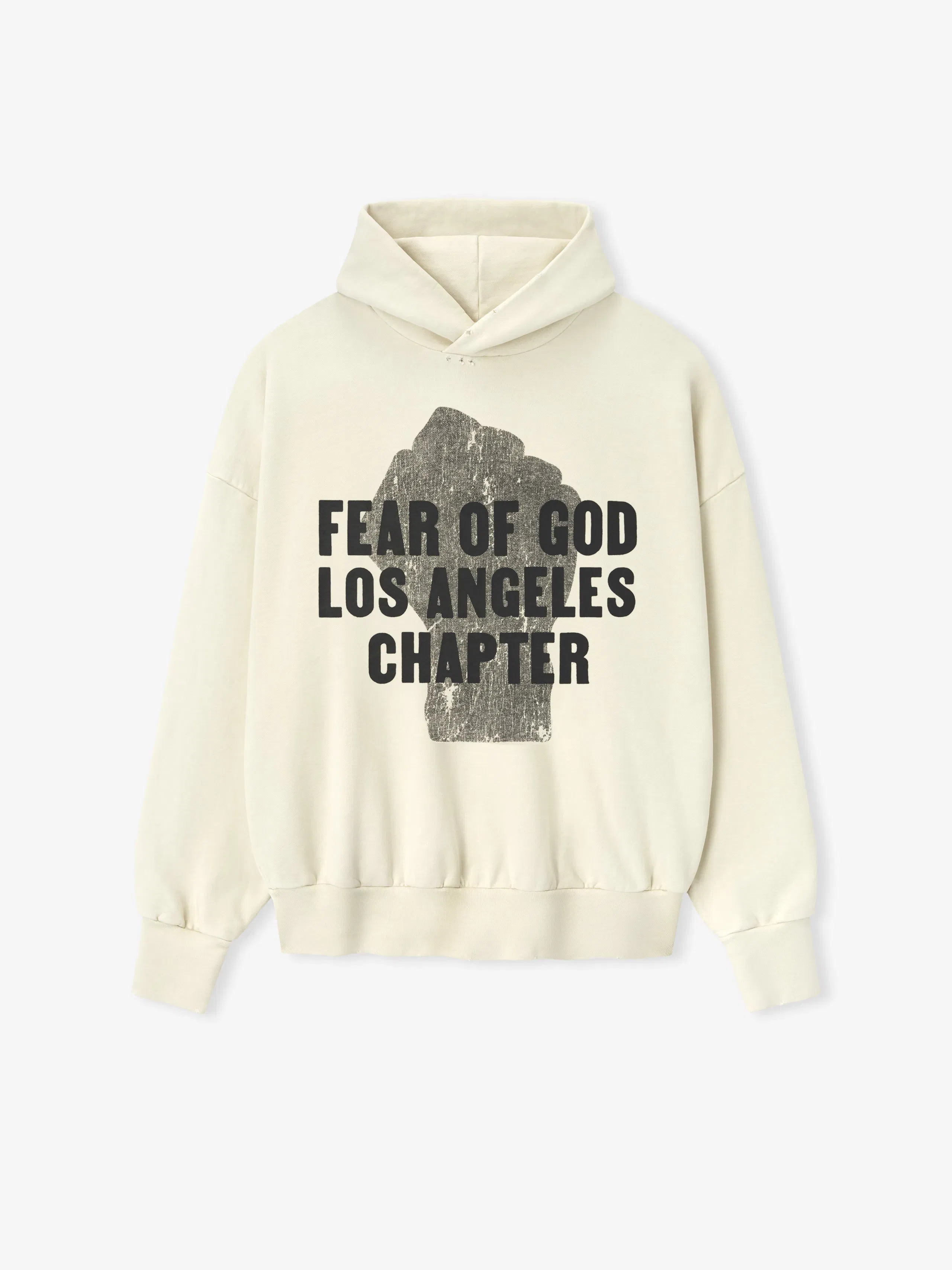 Essentials 213 Chapter Hoodie Cream/Black