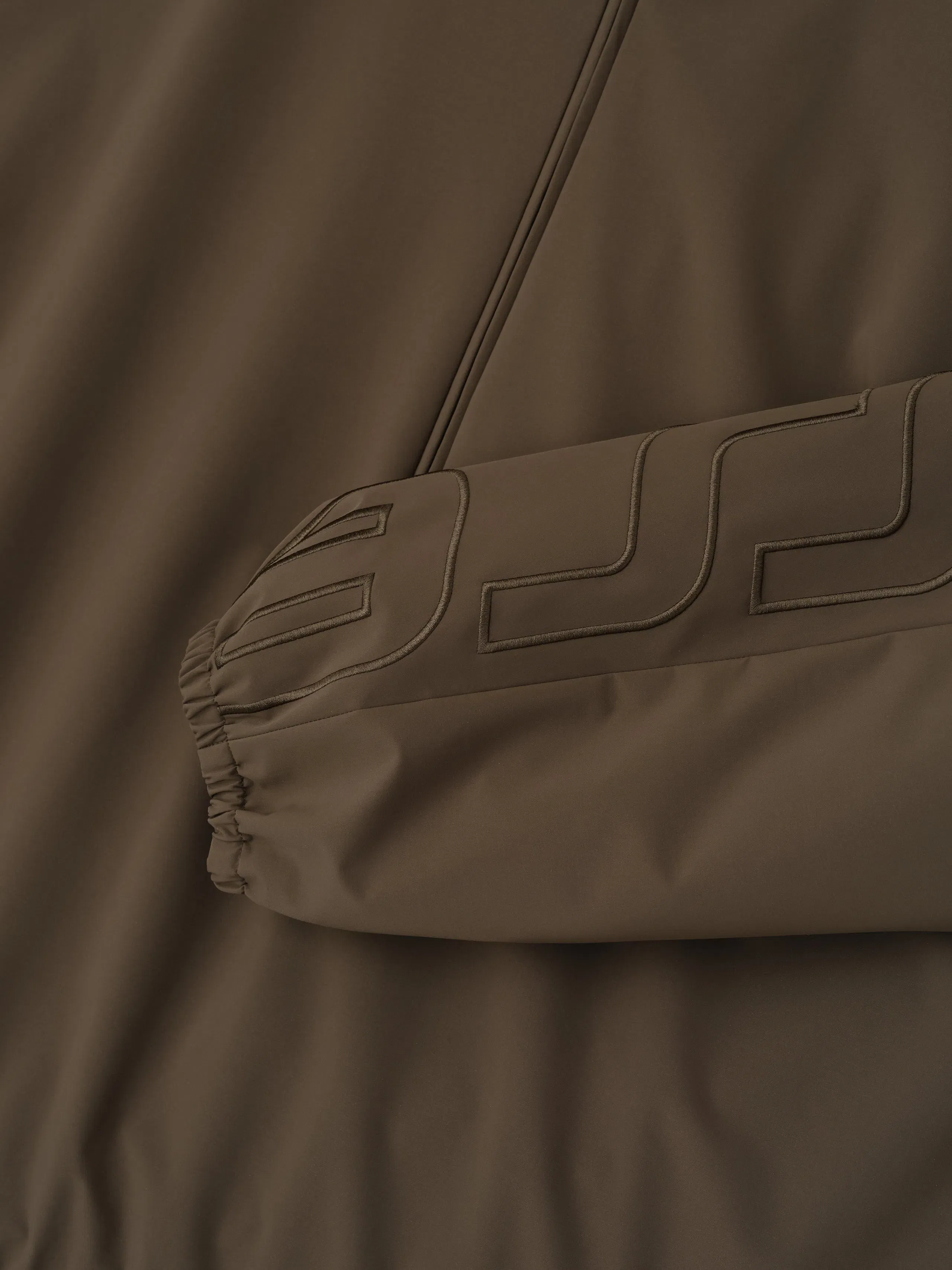 Essentials Active Trace Half Zip Track Jacket Brown