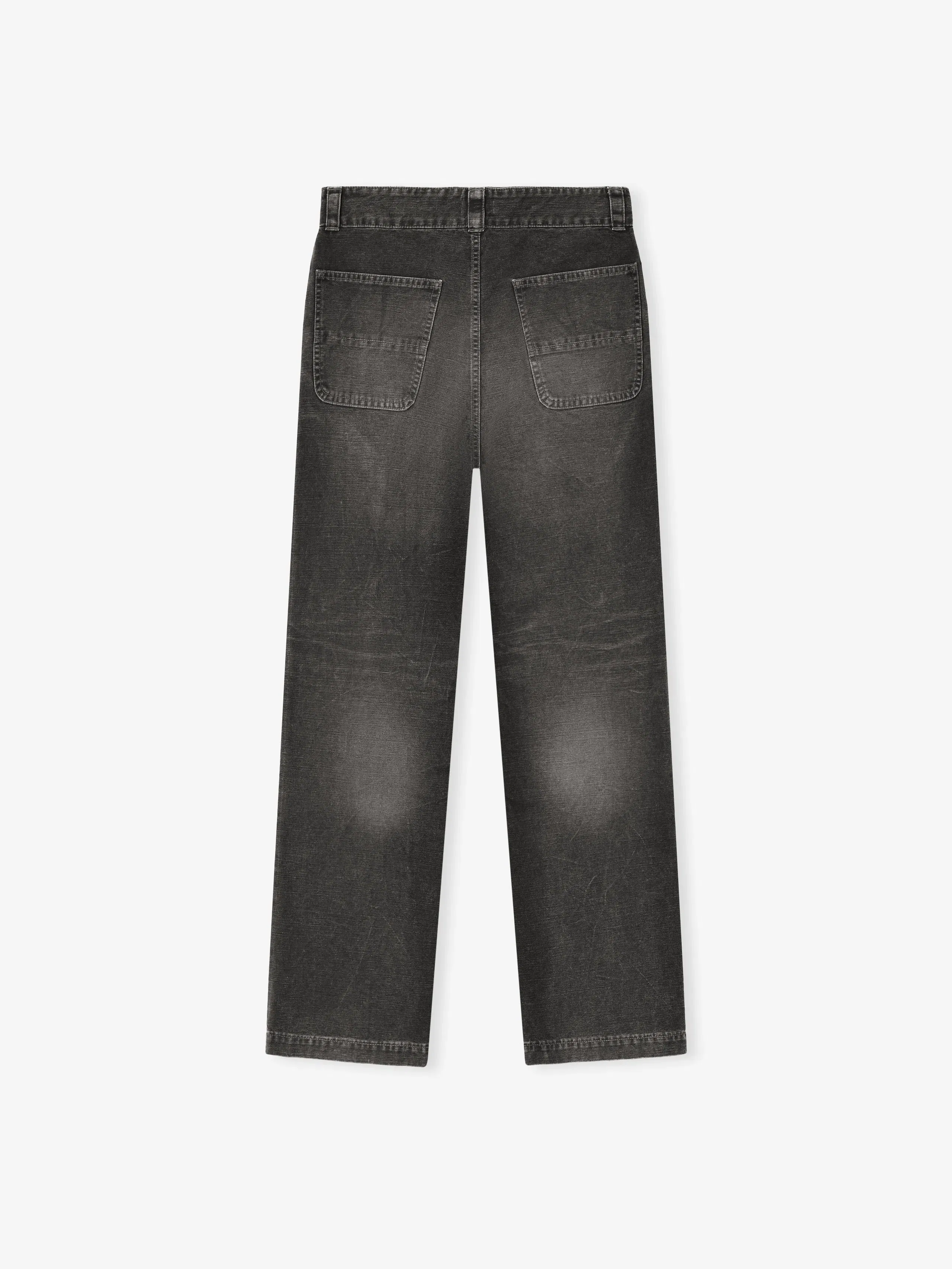 Essentials Canvas Utility Pant Washed Black