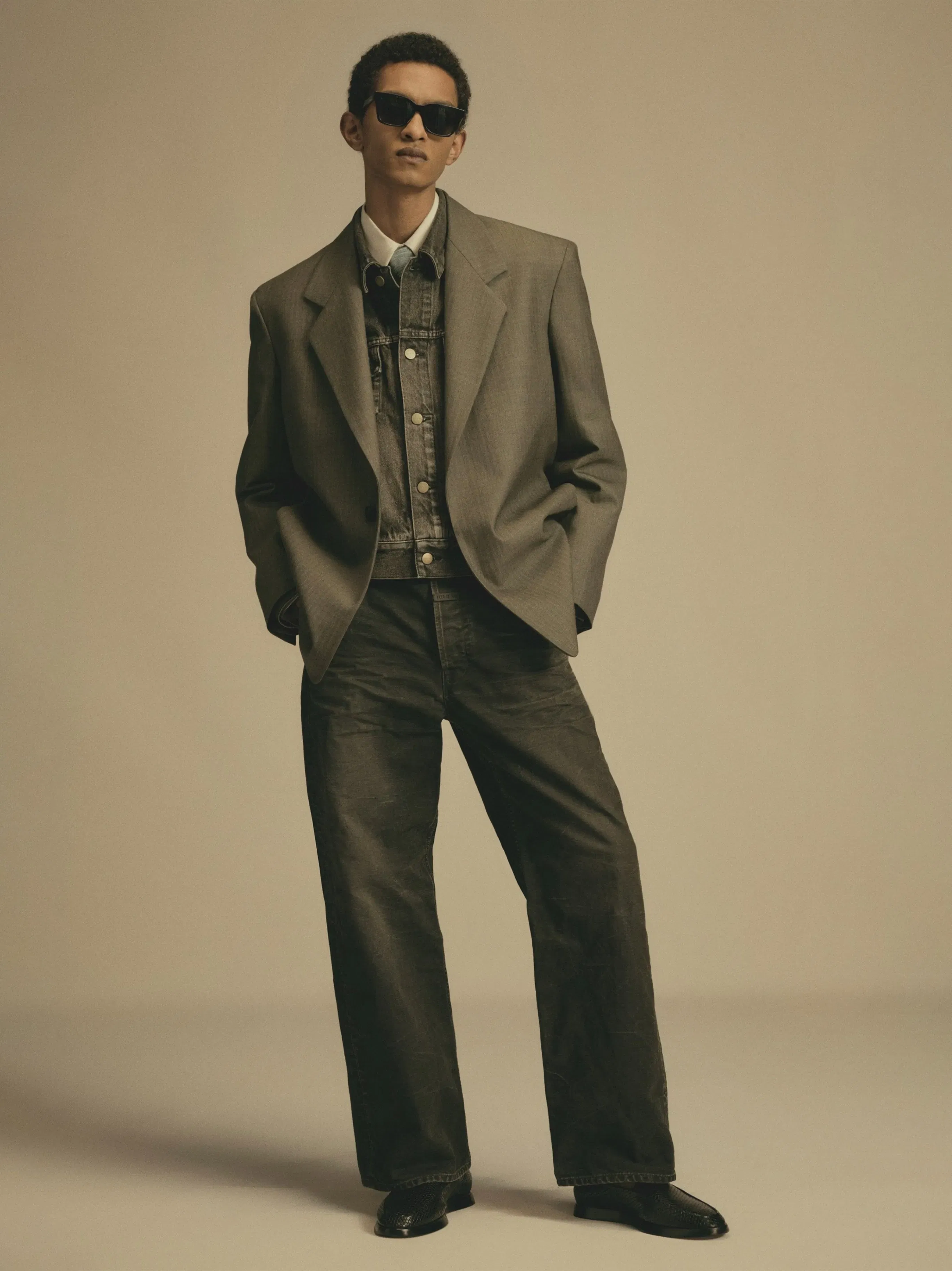 Essentials Canvas Utility Pant Washed Black