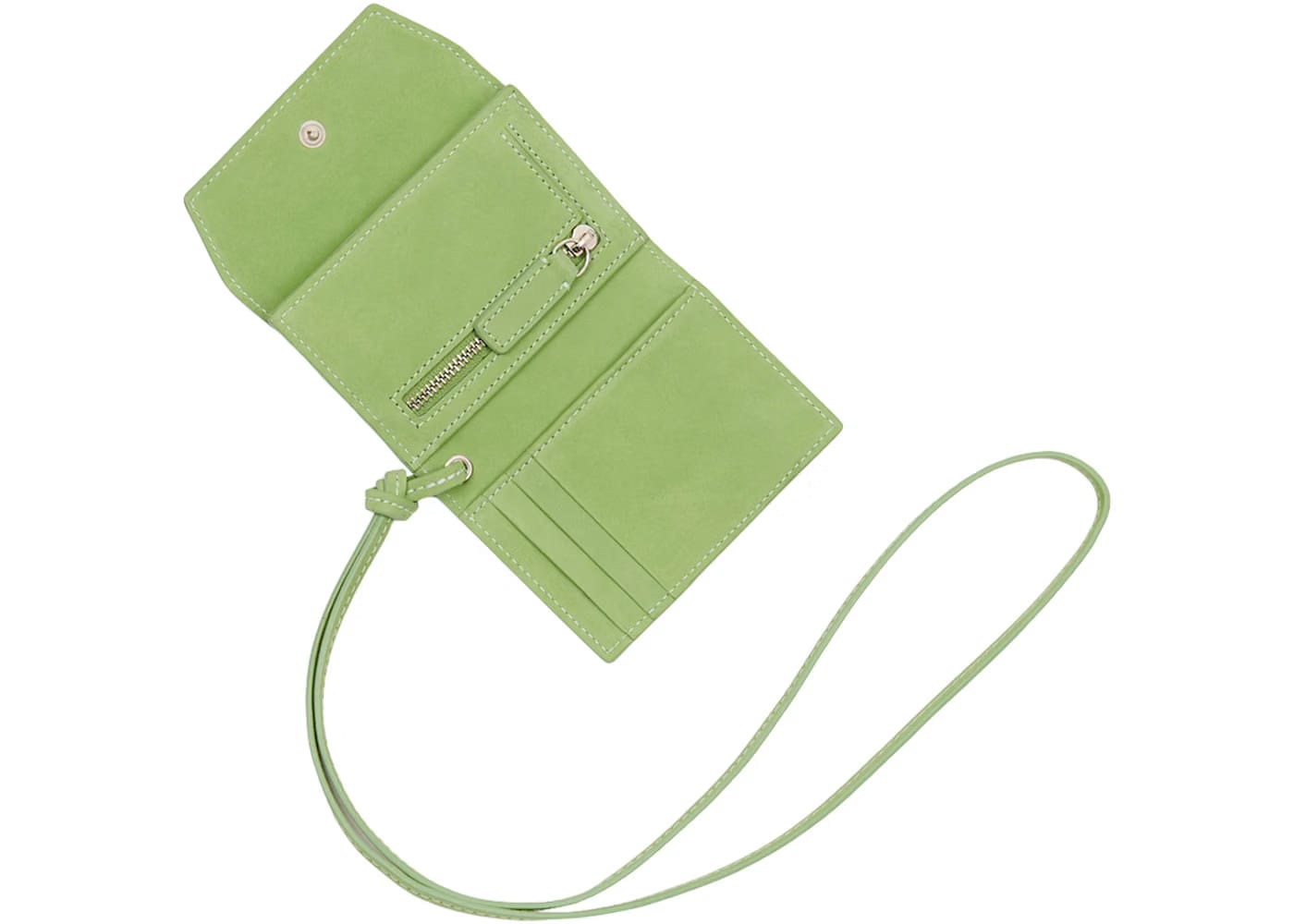 Jacquemus Le porte Jacquemus Envelope Wallet Green