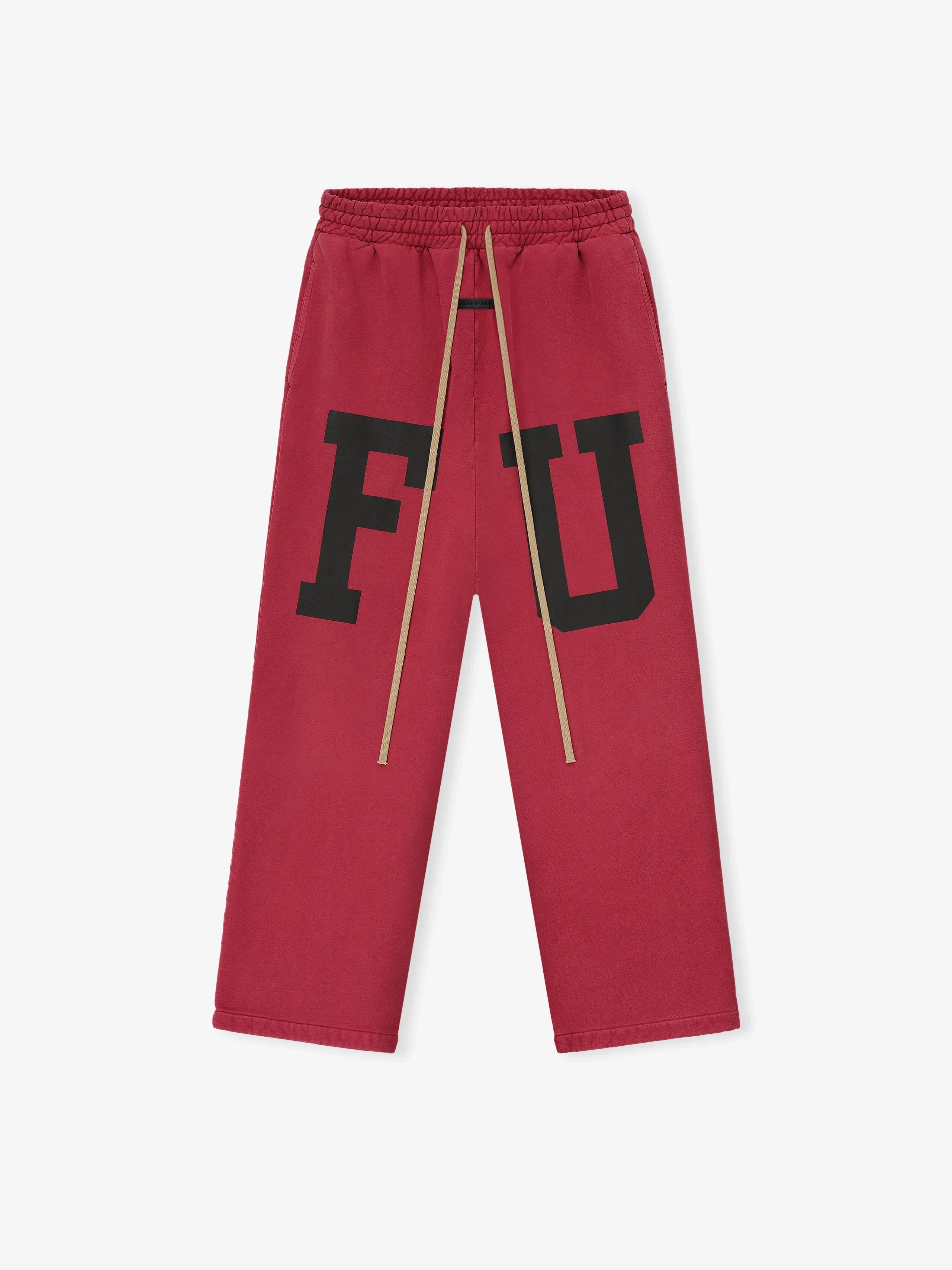 Essentials Wide Leg Fu Sweatpant Red/Black