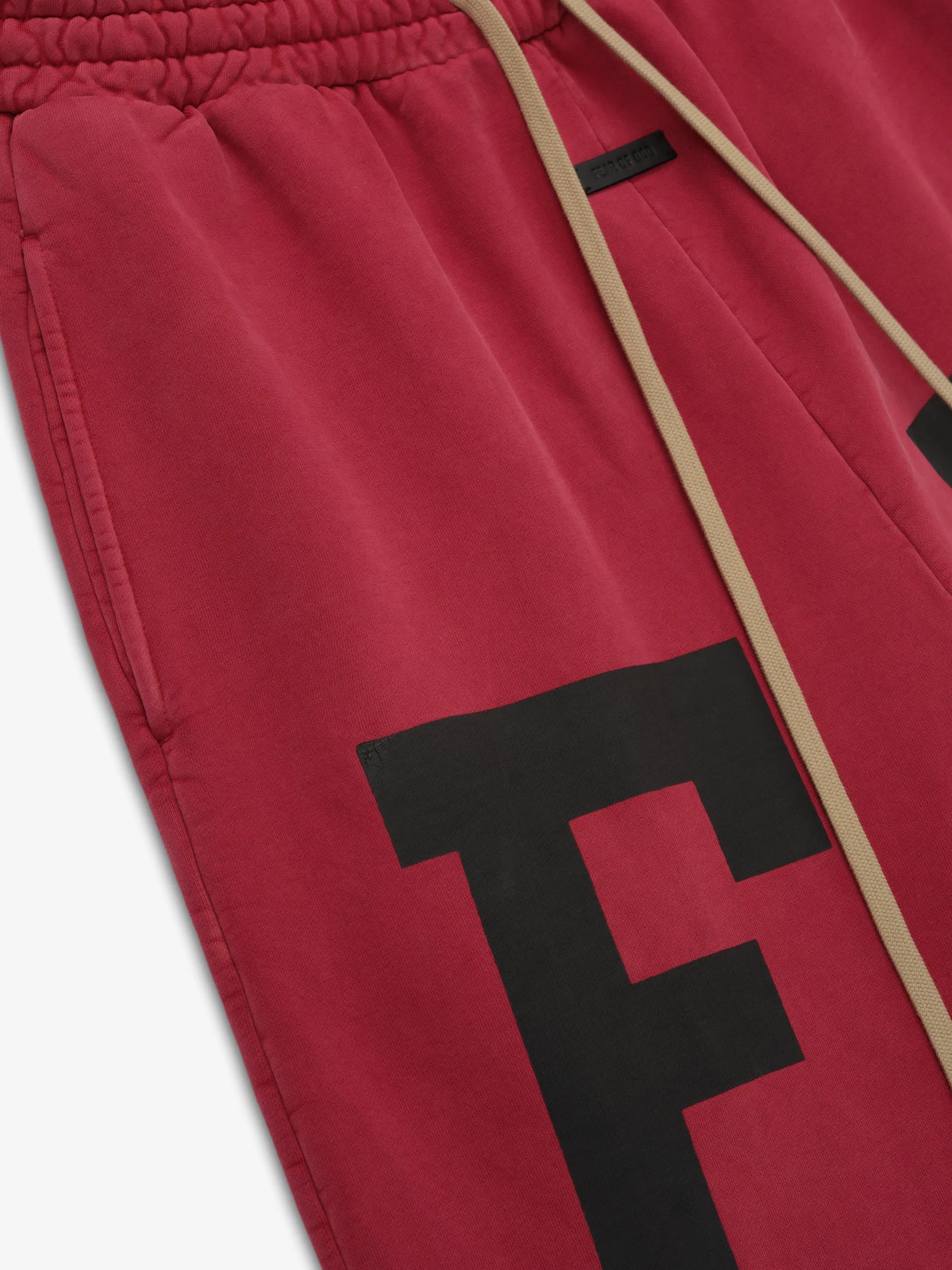 Essentials Wide Leg Fu Sweatpant Red/Black