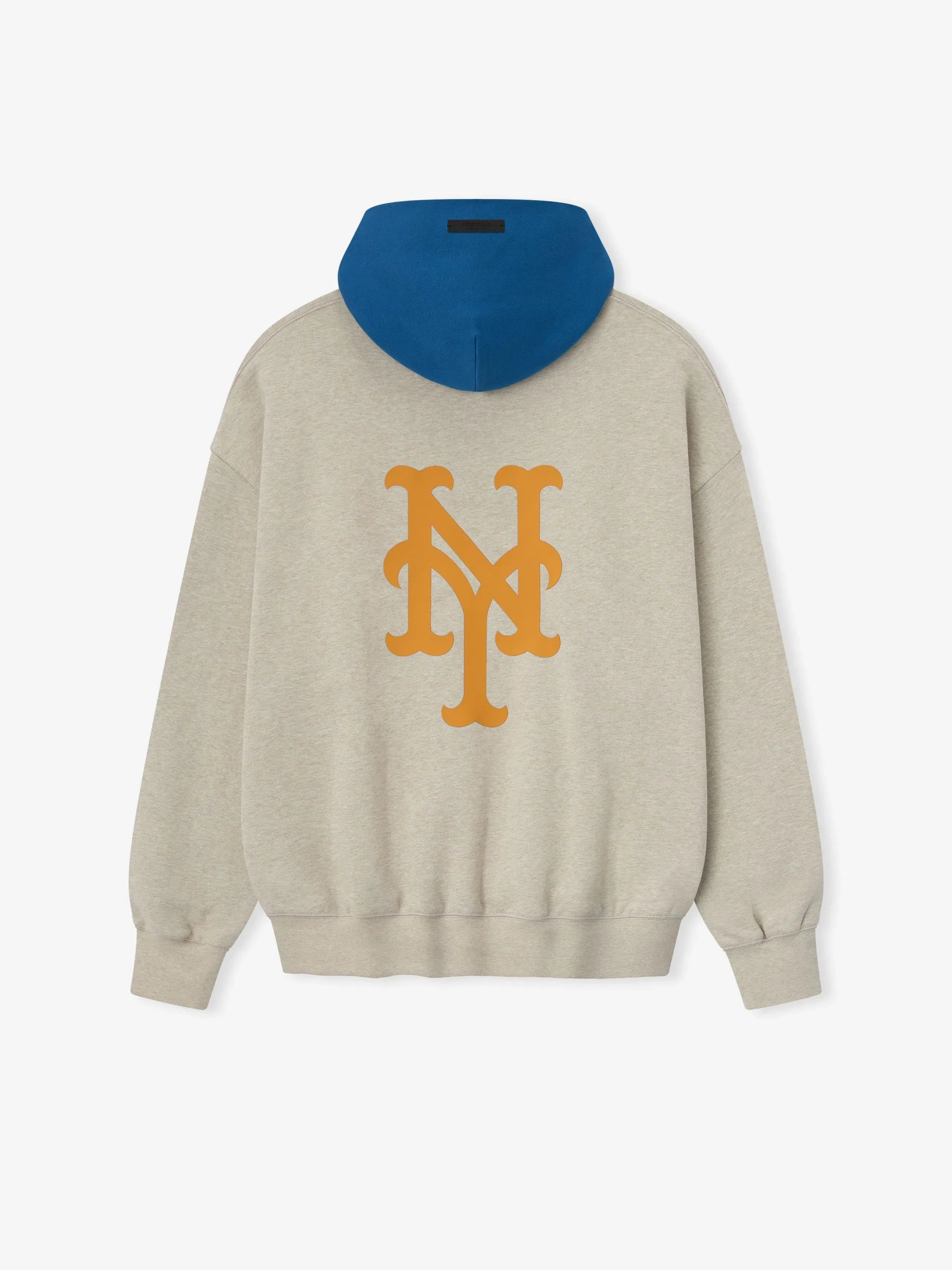 Essentials Mets Sport Hoodie Heather Stone/Blue Sapphire