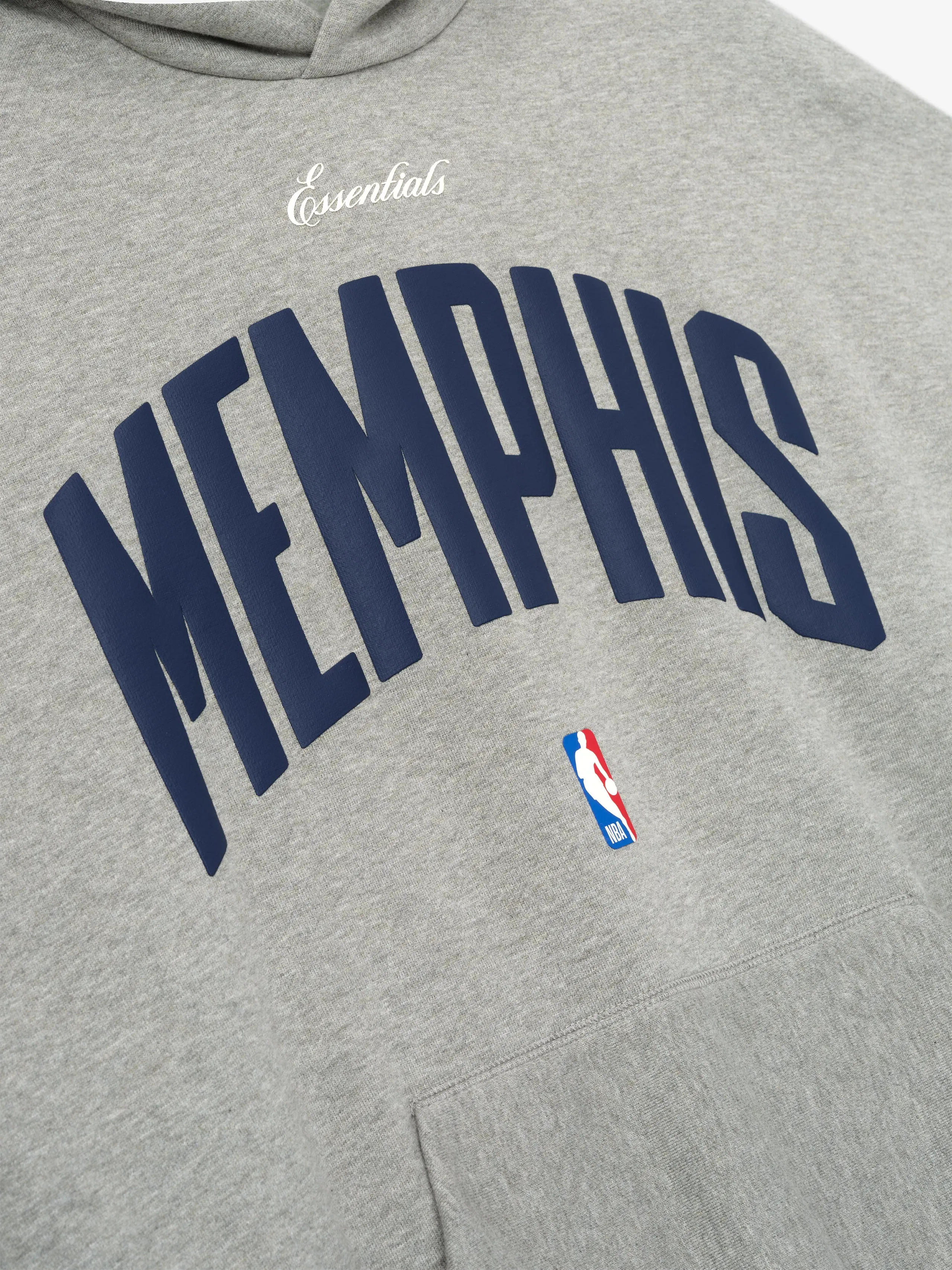 Essentials Memphis Grizzlies 90S Hoodie Concrete Heather