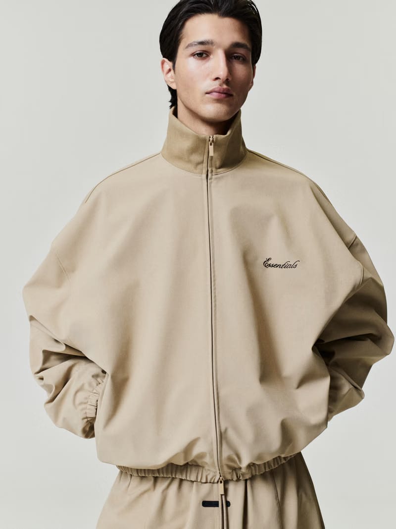 Essentials Signature Track Jacket Dune