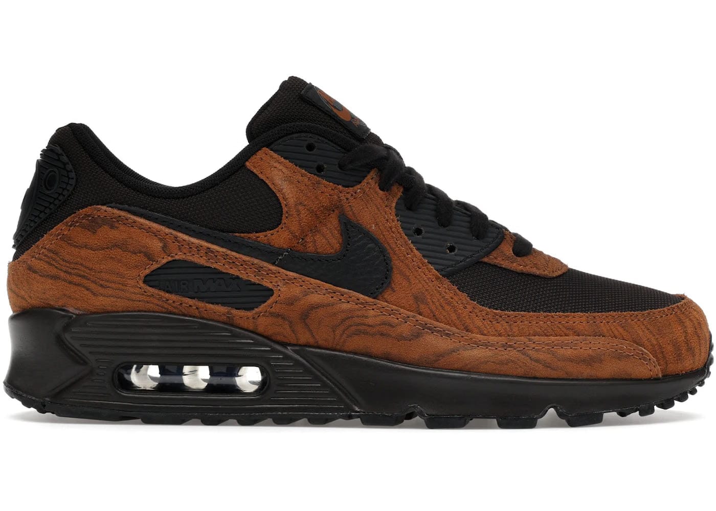 Nike Air Max 90 Premium Light British Tan Velvet Brown