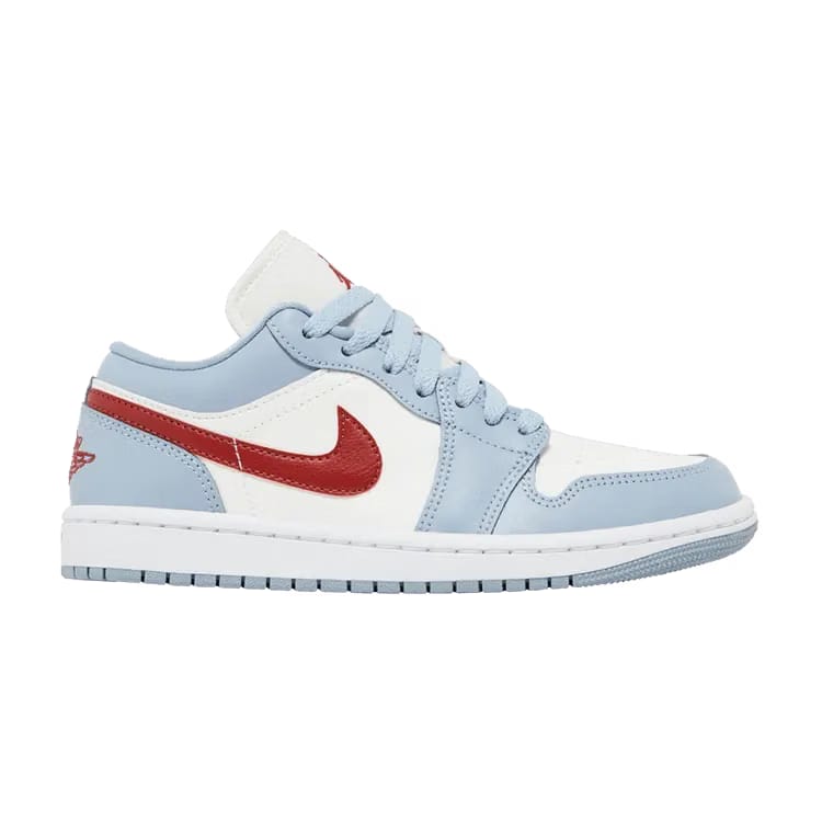 AIR JORDAN 1 LOW Off White/DUNE RED-BLUE GREY-WHITE