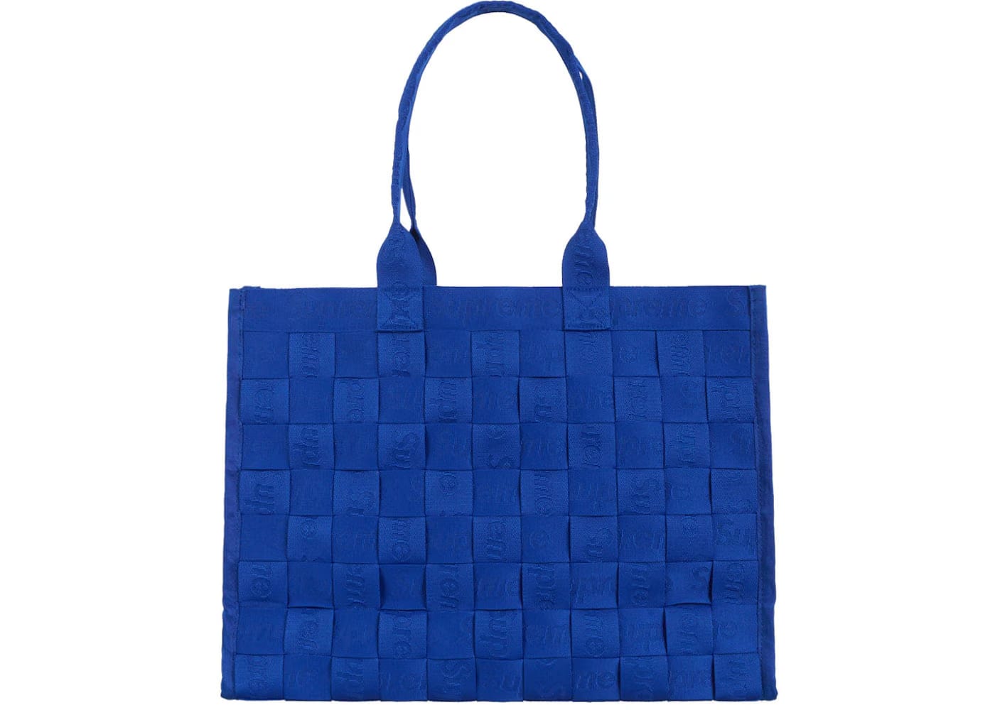 Supreme Woven Tote Royal