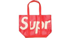 Supreme Raffia Tote Purple