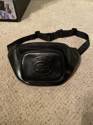 Supreme Lacoste Waist Bag Black