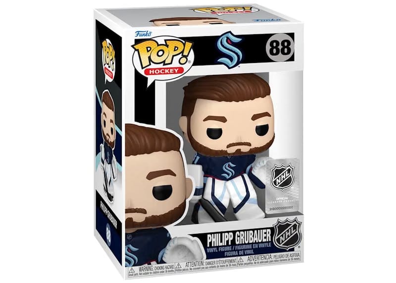 Funko Pop! Hockey NHL Seattle Kraken Philipp Grubauer (Home Jersey) Figure #88