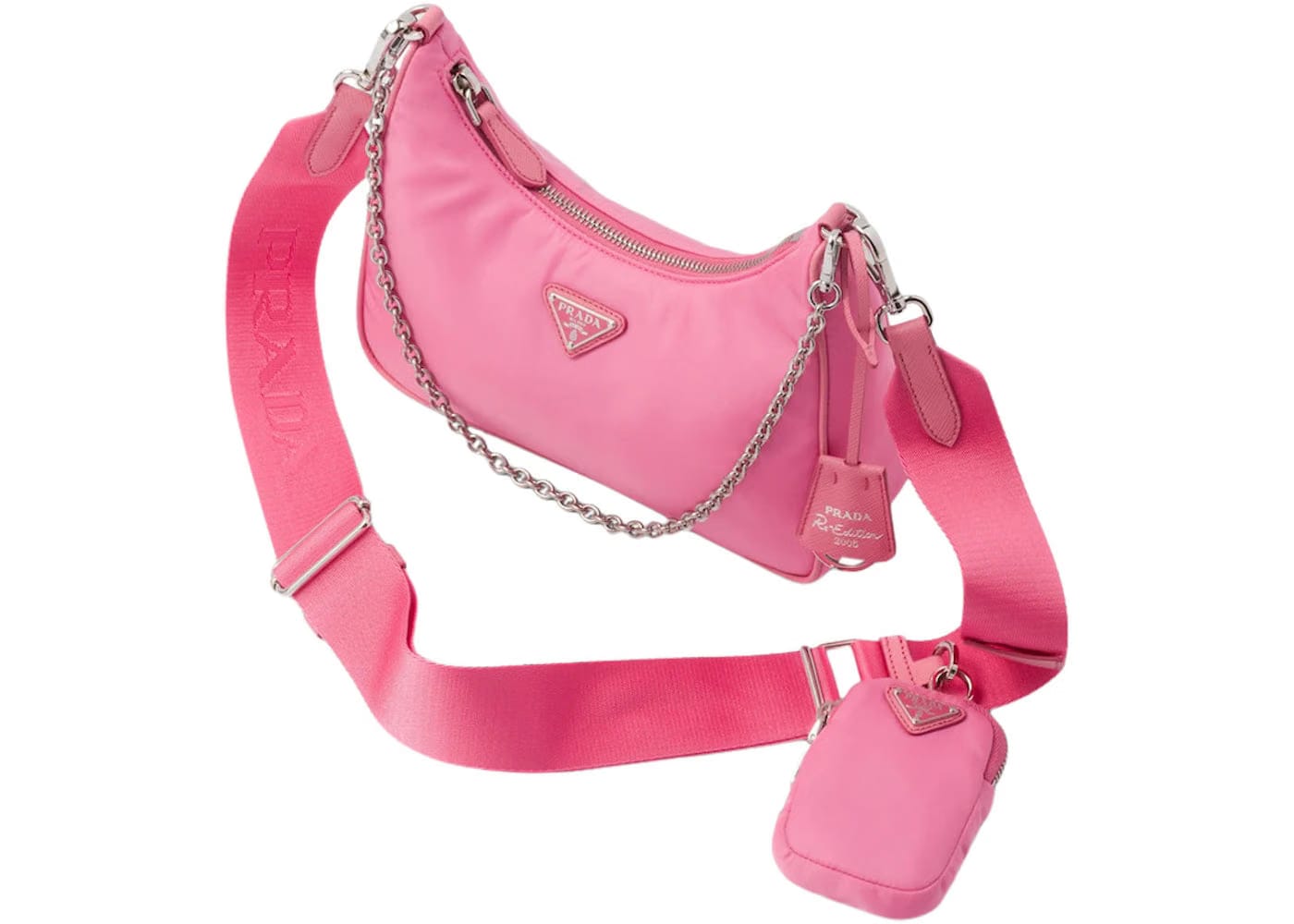 Prada 2005 Shoulder Bag Begonia Pink