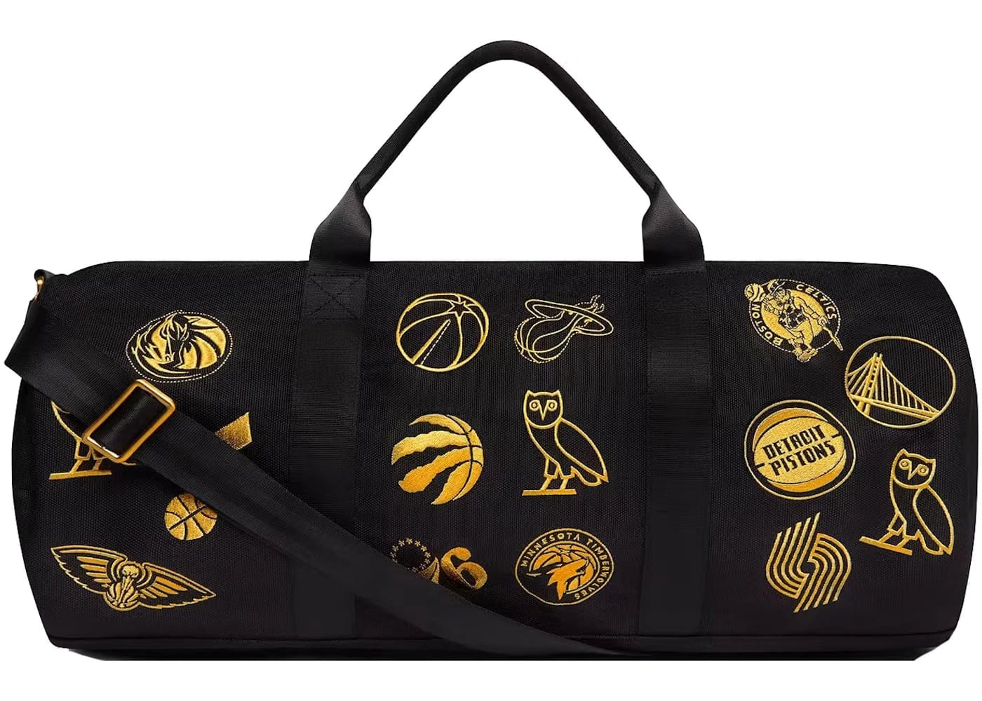 Ovo Nba Team Icons Duffle Bag Black