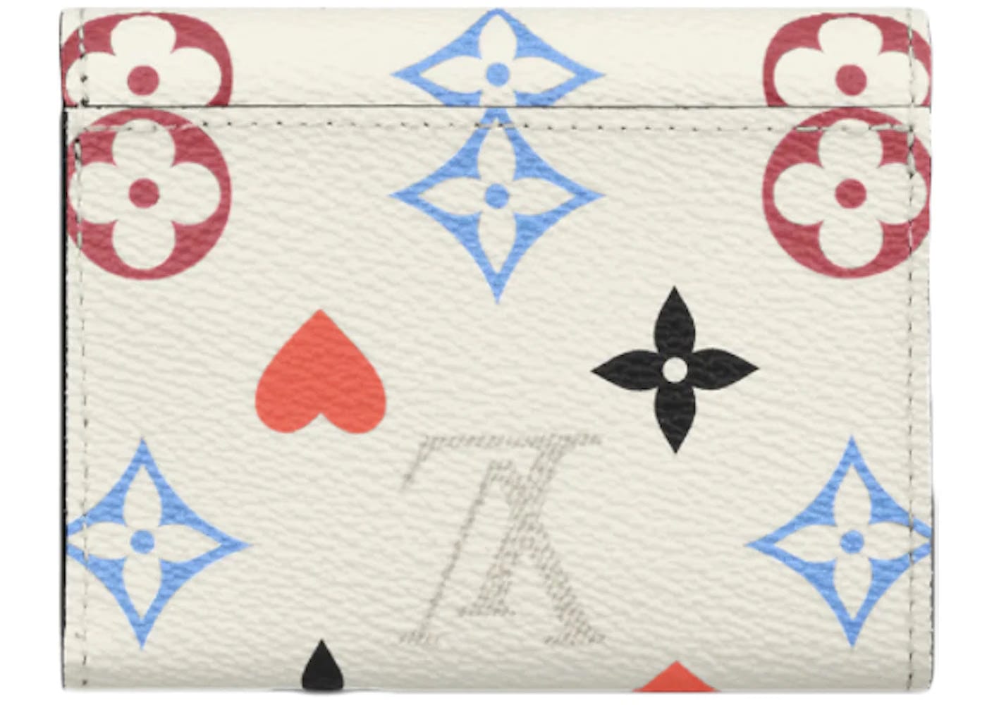 Louis Vuitton Zoe Wallet Game On White
