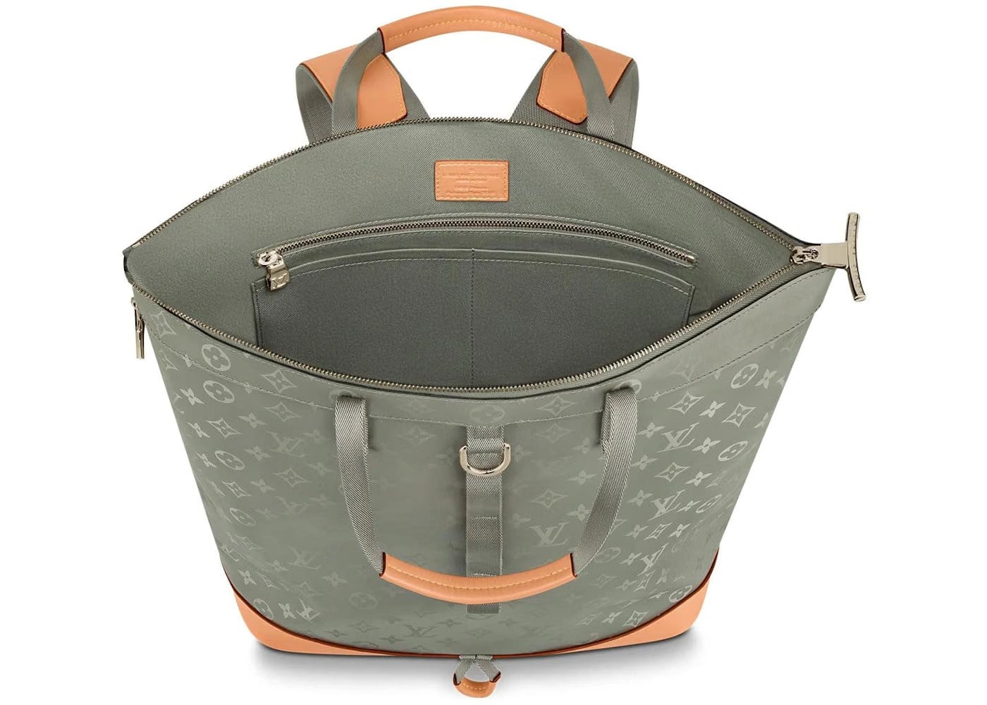 Louis Vuitton Zipped Tote Monogram Grey