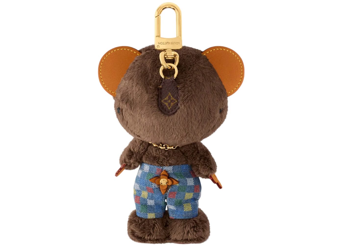 Louis Vuitton x Nigo Lv Louis Bear Bag Charm Blue