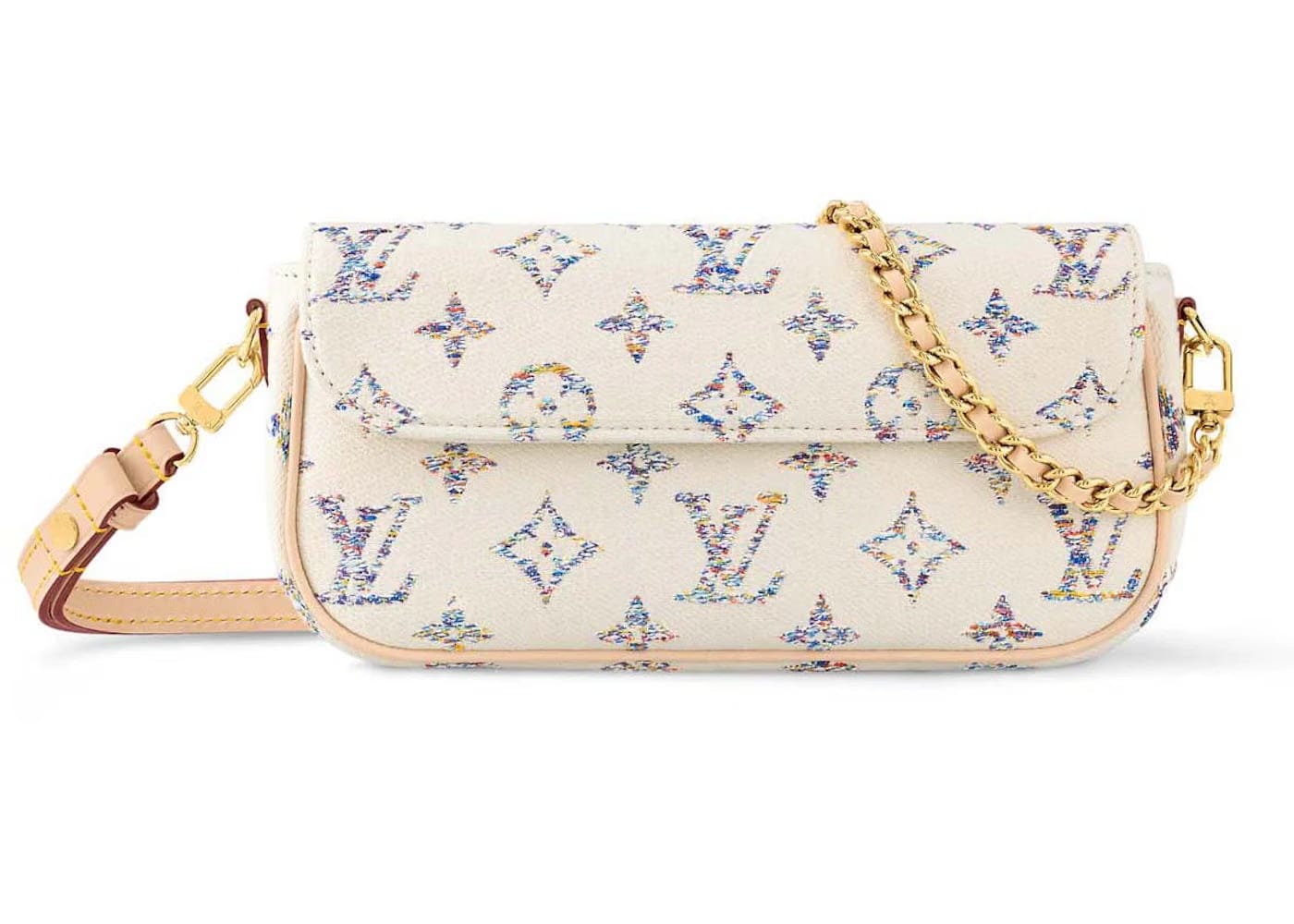 Louis Vuitton Wallet On Chain Ivy Multicolor White