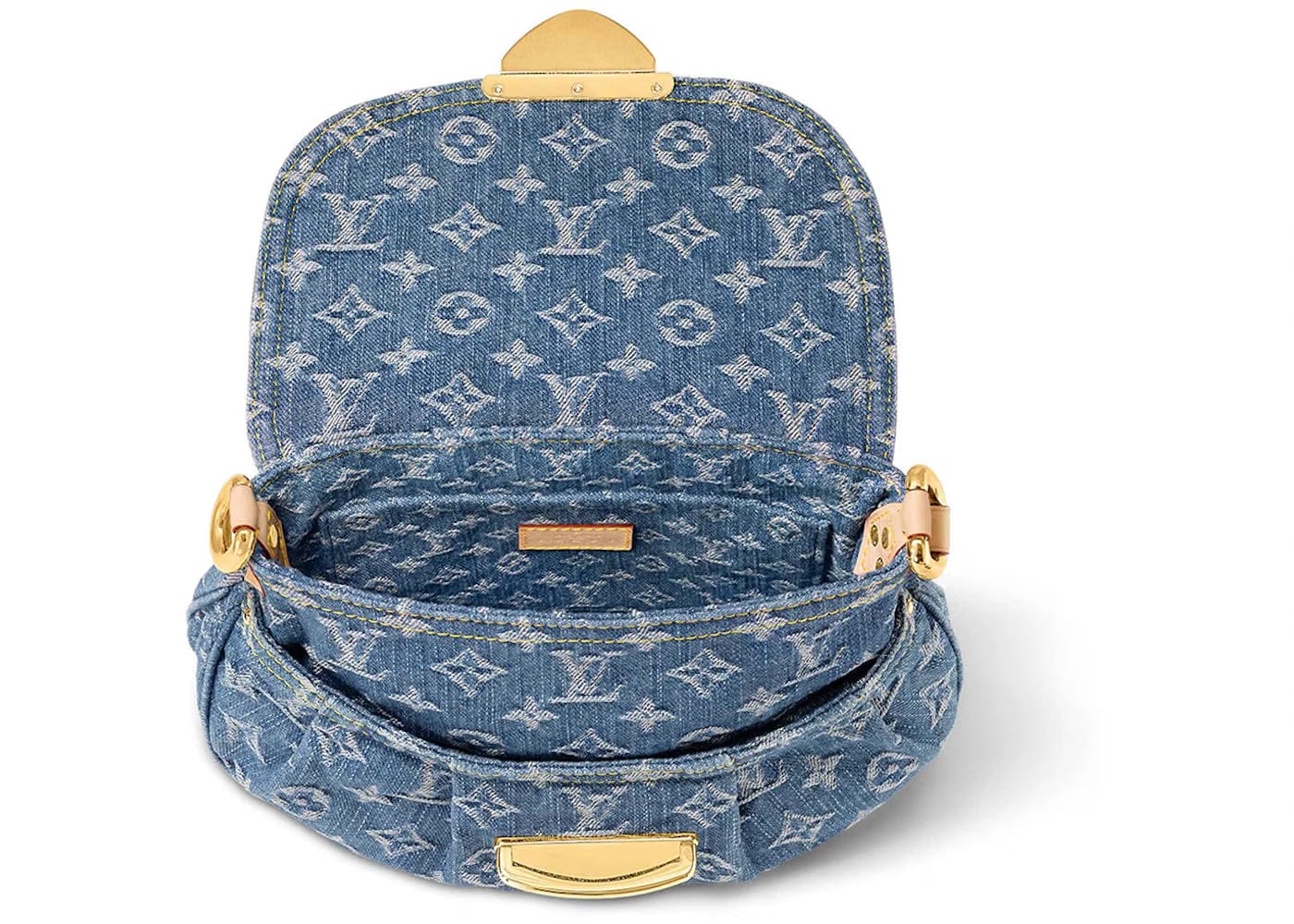 Louis Vuitton Sunset Bag Monogram Denim Blue