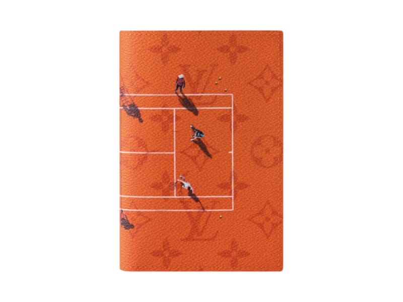 Louis Vuitton Tennis Passport Cover Brick Red