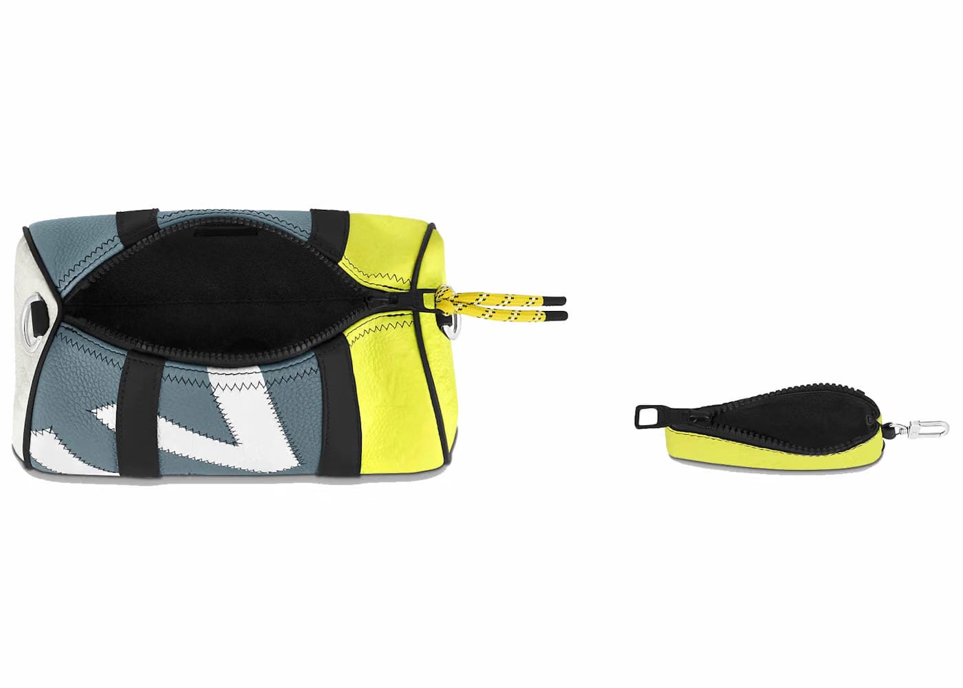 Louis Vuitton Polochon Bag Blue/Yellow