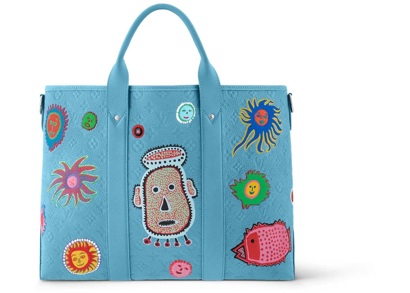 Louis Vuitton Lv x Yk Weekend Tote Blue