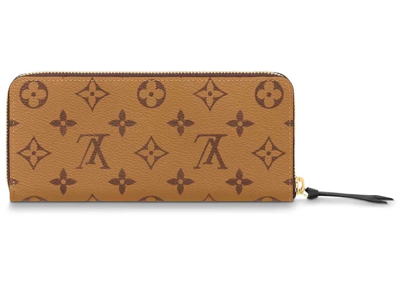 Louis Vuitton Clemence Wallet Monogram Reverse
