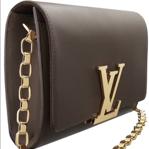 Louis Vuitton Chain Belt Pearls Bag Charm Gold