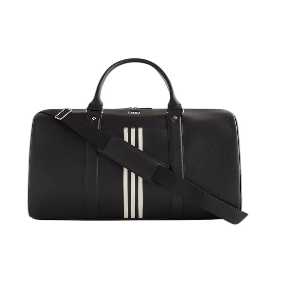 Kith x Adidas Football Leather Duffle Bag Black