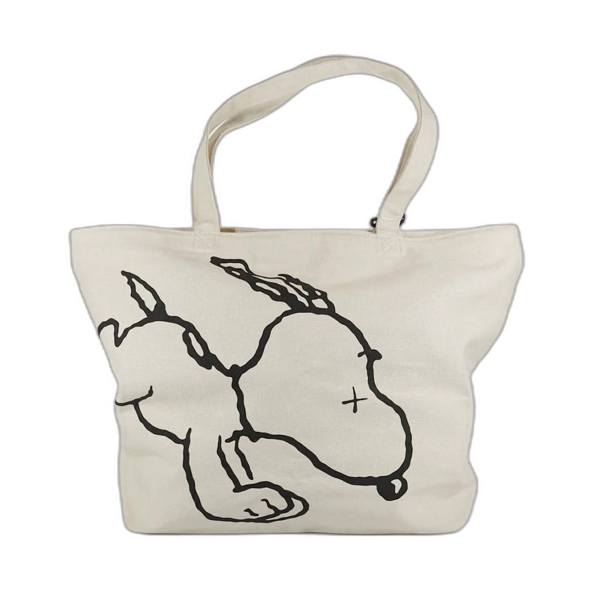 Kaws x Uniqlo x Peanuts Snoopy Tote Bag Beige