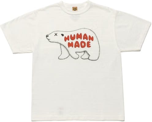 Kaws x Human Made Medium Tote Bag White