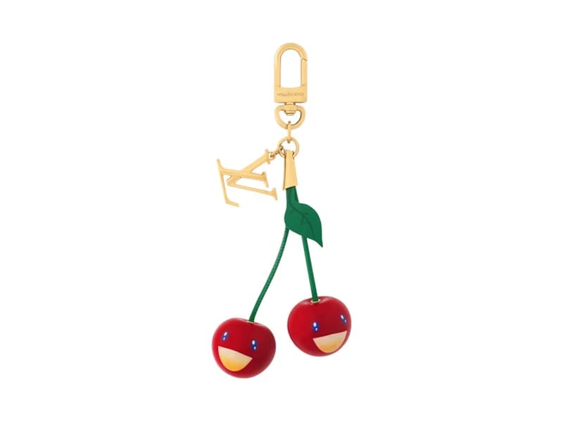 Louis Vuitton x Takashi Murakami Cherry Bag Charm Gold-tone Metal