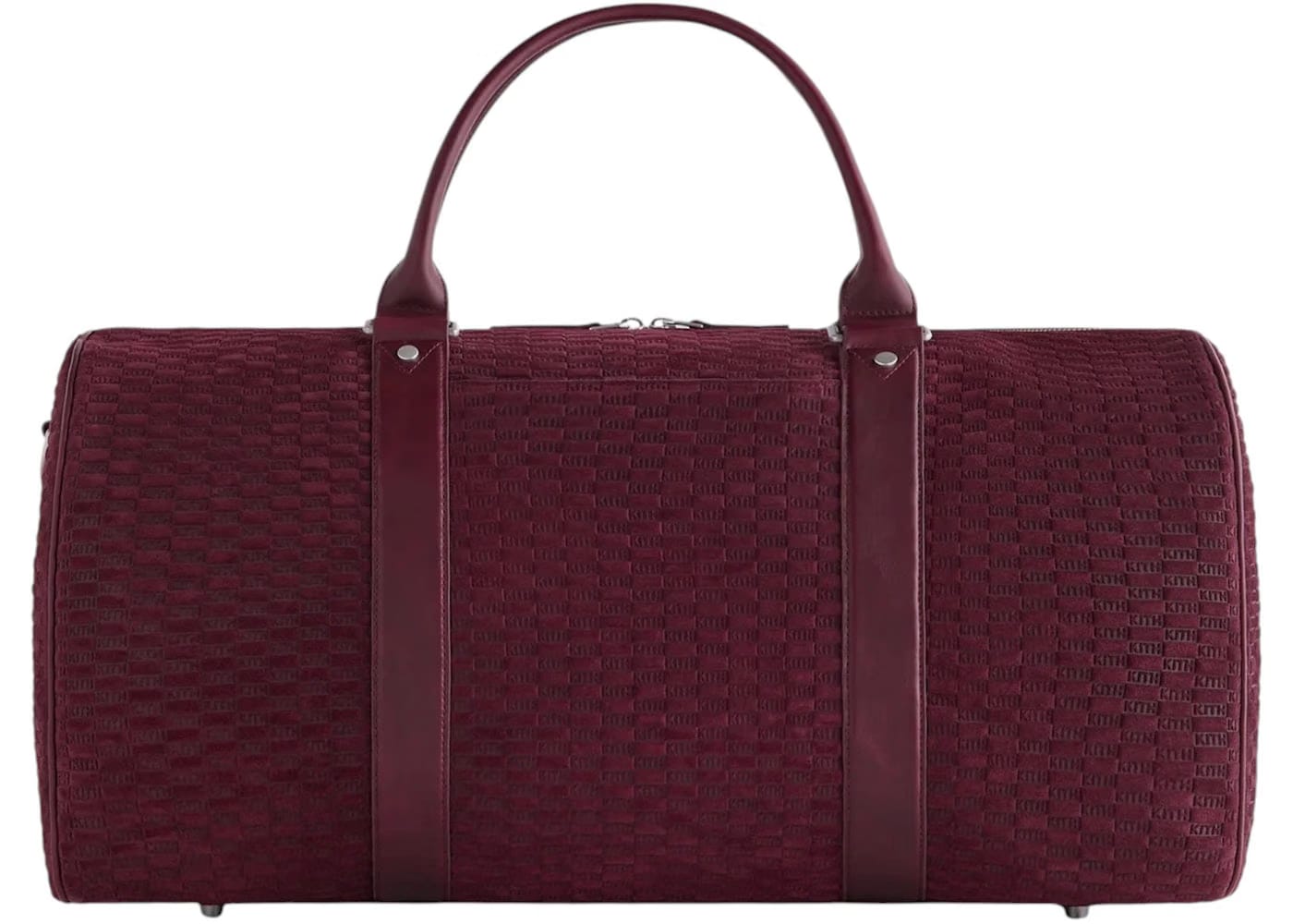 Kith Monogram Suede Traveler K55 Bag Magma