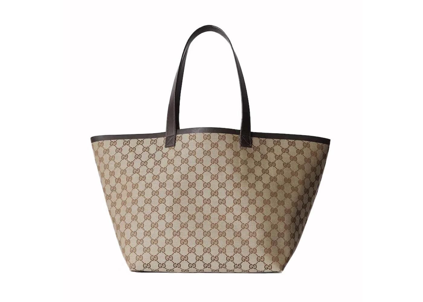 Gucci Totissima Medium Tote Bag Beige/Ebony