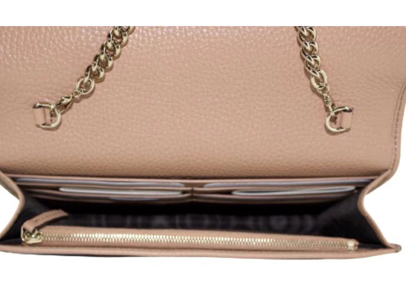 Gucci Soho Disco Wallet On Chain Beige