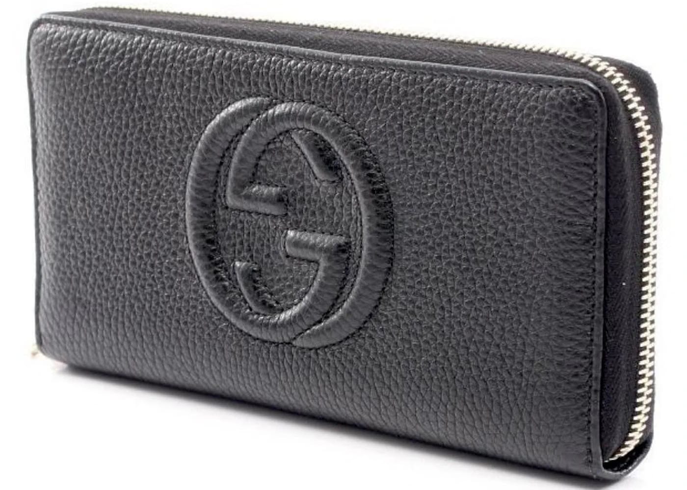 Gucci Soho Long Zipper Wallet Black