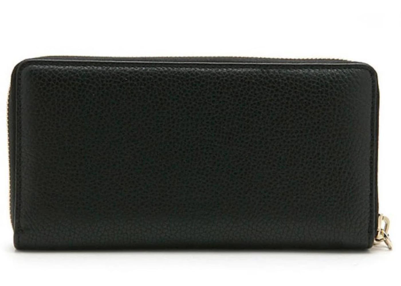 Gucci Soho Long Zipper Wallet Black