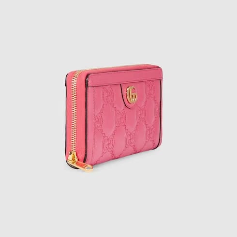 Gucci Soho Long Zip Around Gg Wallet Brown
