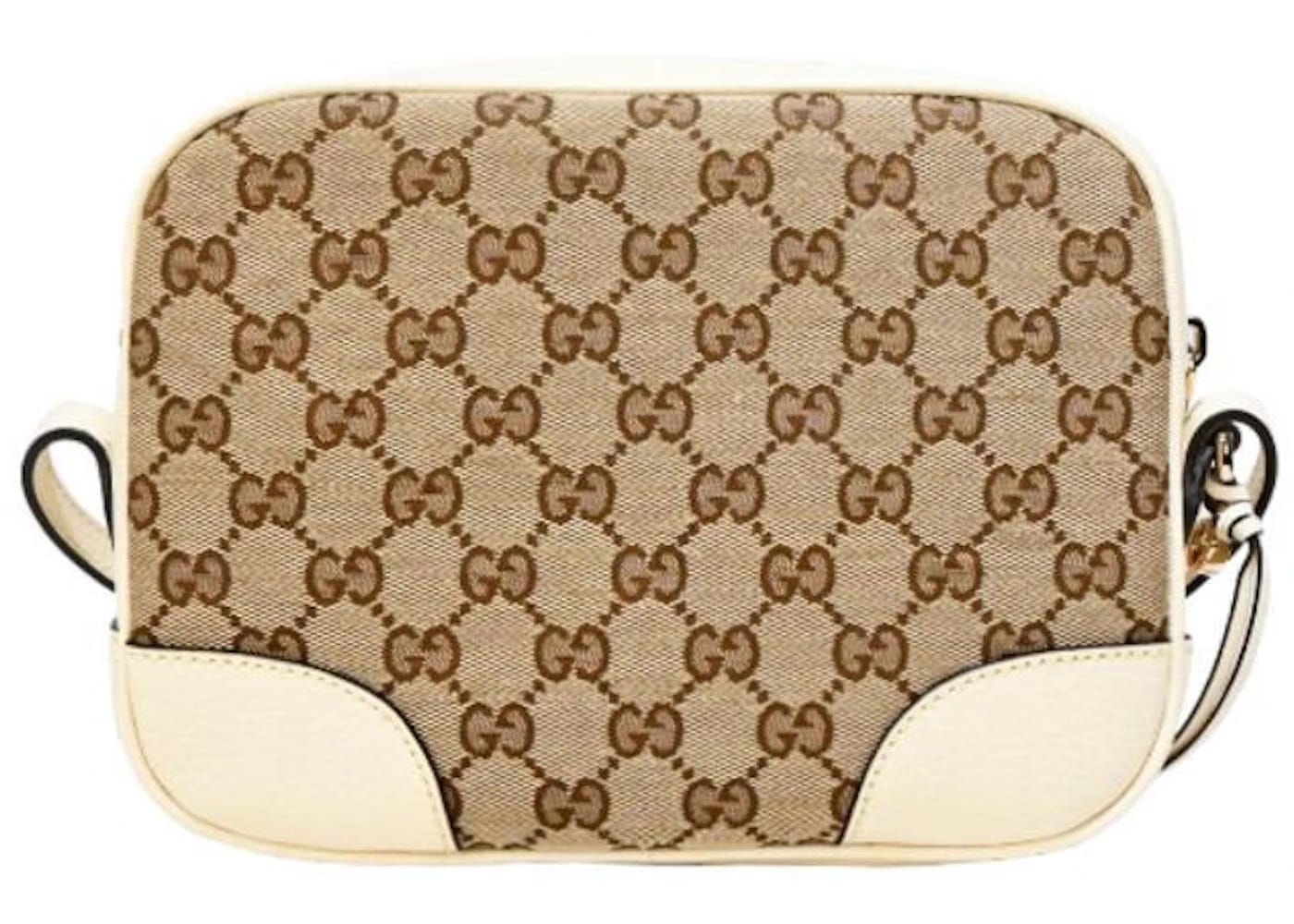 Gucci Bree Gg Crossbody Bag Guccissima Beige/White