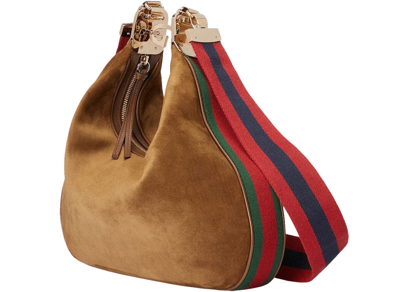 Gucci Attache Shoulder Bag Large Burgundy/Multi