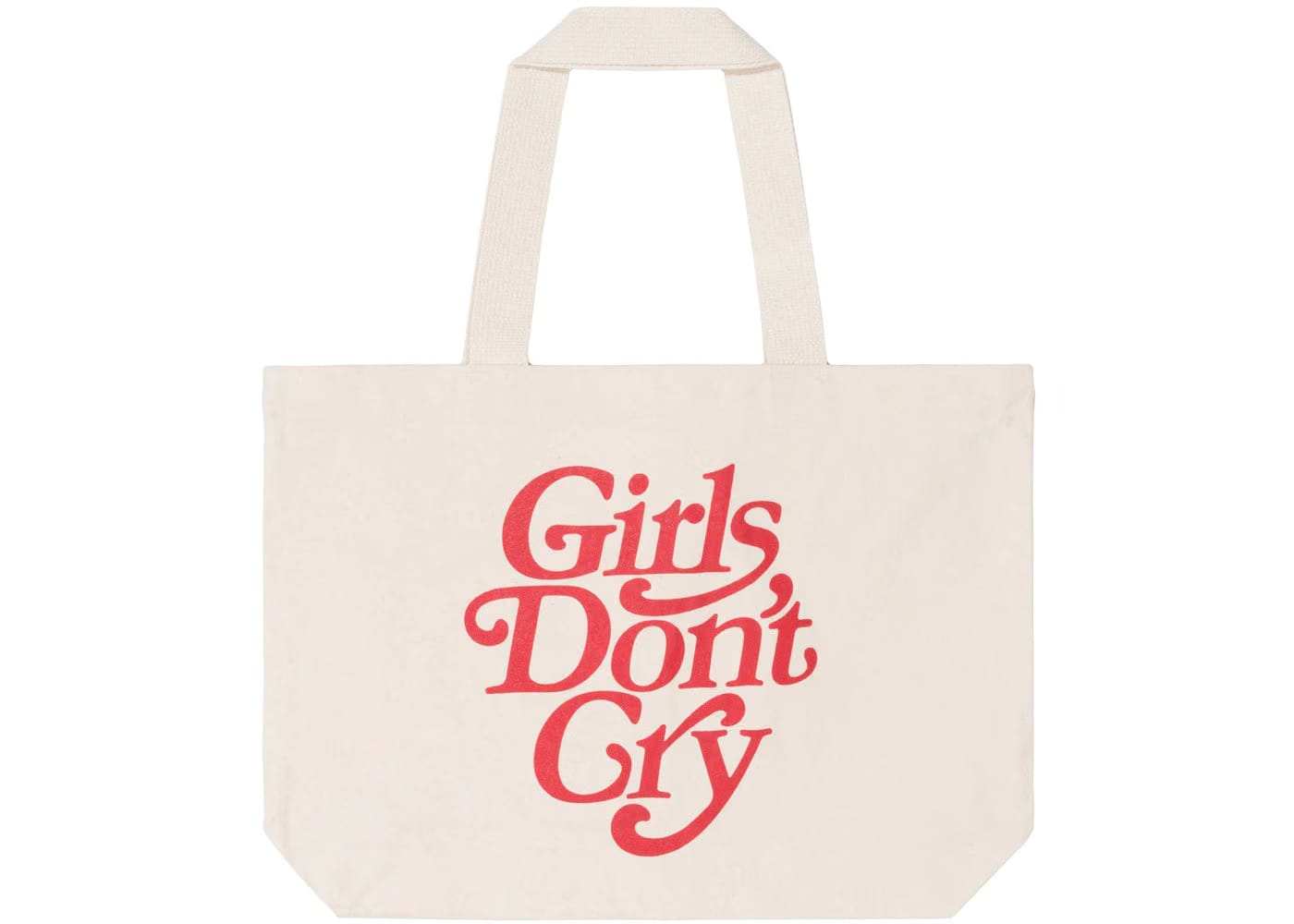 Girls Dont Cry Logo Tote Bag Natural